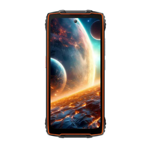  Téléphone robuste Blackview BV8200, 12 Go + 256 Go, écran 6,5 pouces + 1,3 pouce, Android 14, MediaTek Helio G100 MT8781, réseau 4G, NFC (orange) SB605E1952-026