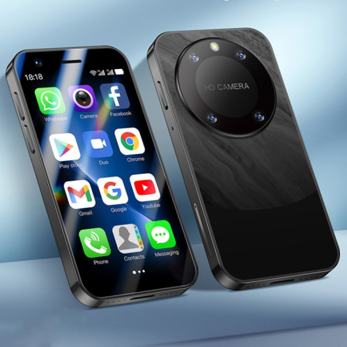 SOYES F8 Pro Max, 1 Go + 16 Go, 3,0 pouces Android 8.1 MTK6580 Quad Core, Réseau : 3G, Double SIM (Noir) SS620B1337-013