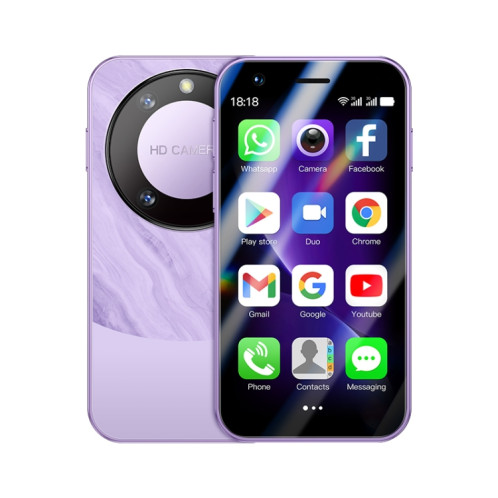 SOYES F8 Pro Max, 1 Go + 16 Go, 3,0 pouces Android 8.1 MTK6580 Quad Core, Réseau : 3G, Double SIM (Violet) SS620P1016-013