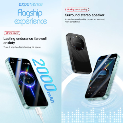 SOYES F8 Pro Max, 1 Go + 16 Go, 3,0 pouces Android 8.1 MTK6580 Quad Core, Réseau : 3G, Double SIM (Noir) SS620B1337-013