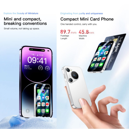 SOYES P70 Pro Max, 1 Go + 16 Go, 3,0 pouces Android 8.1 MTK6580 Quad Core, Réseau : 3G, Double SIM (Blanc) SS621W697-012