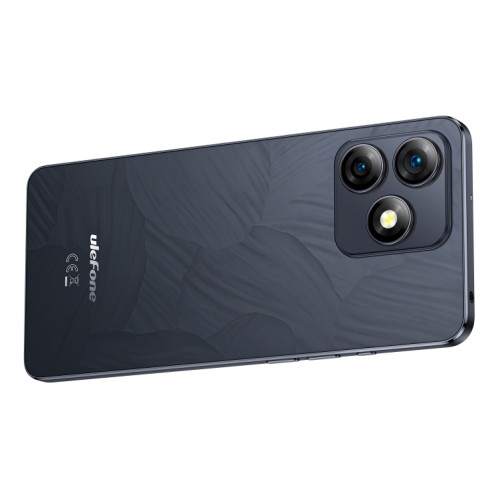  Ulefone Note 18 Pro, 6 Go + 256 Go, Face ID et empreinte digitale latérale, 6,78 pouces Android 14 MediaTek Helio G91 MTK6769 Octa Core, Réseau : 4G, Double SIM, OTG, NFC (Noir brillant) SU623B1540-019
