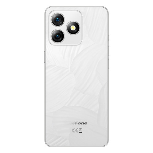  Ulefone Note 18 Pro, 6 Go + 256 Go, Face ID et empreinte digitale latérale, 6,78 pouces Android 14 MediaTek Helio G91 MTK6769 Octa Core, Réseau : 4G, Double SIM, OTG, NFC (Moonlit White) SU623W219-019