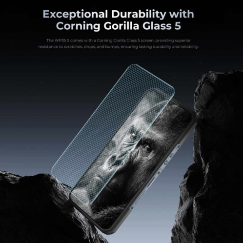  Téléphone robuste Oukitel WP35 S 4G, 6 Go + 256 Go, IP68/IP69K, empreinte digitale latérale, 11000 mAh, 6,56 pouces Android 14 MediaTek Helio G85 Octa Core, NFC, OTG, réseau : 4G (gris) SO630H88-016