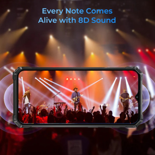  Oukitel WP36 Pro, 6 Go + 256 Go, IP68/IP69K, identification par empreinte digitale, 10600 mAh, 6,52 pouces MediaTek MT8788 Octa Core, NFC, OTG, réseau : 4G (noir) SO631B1305-017