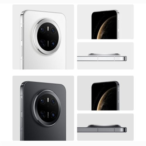 HUAWEI Mate 70, 12 Go + 256 Go, Harmony AI, identification par empreinte digitale latérale, 6,7 pouces HarmonyOS 4.3, NFC, OTG, ne prend pas en charge Google Play (blanc) SH637W397-017