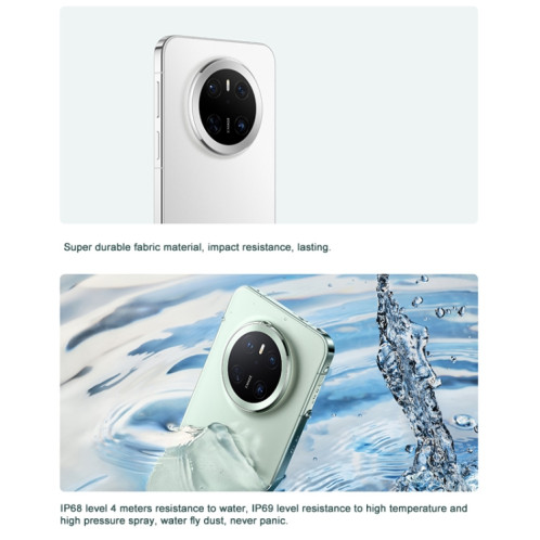 HUAWEI Mate 70, 12 Go + 256 Go, Harmony AI, identification par empreinte digitale latérale, 6,7 pouces HarmonyOS 4.3, NFC, OTG, ne prend pas en charge Google Play (vert) SH637G386-017