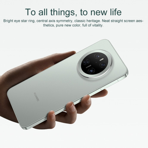 HUAWEI Mate 70, 12 Go + 1 To, Harmony AI, identification par empreinte digitale latérale, 6,7 pouces HarmonyOS 4.3, NFC, OTG, ne prend pas en charge Google Play (vert) SH639J865-017