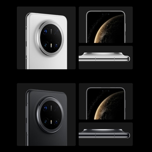 HUAWEI Mate 70 Pro, 12 Go + 512 Go, Harmony AI, identification d'empreintes digitales 3D du visage et du côté, 6,9 pouces HarmonyOS 4.3, NFC, OTG, ne prend pas en charge Google Play (blanc) SH641W590-018