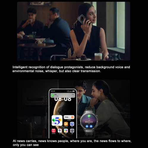 HUAWEI Mate 70 Pro, 12 Go + 1 To, Harmony AI, identification d'empreintes digitales 3D du visage et du côté, 6,9 pouces HarmonyOS 4.3, NFC, OTG, ne prend pas en charge Google Play (Noir) SH643B426-018