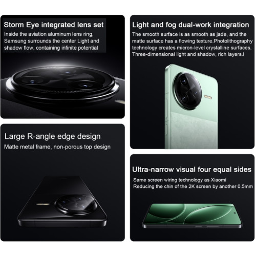Xiaomi Redmi K80 Pro, 12 Go + 512 Go, 6,67 pouces Xiaomi HyperOS 2 Snapdragon 8 Elite Octa Core, NFC, Réseau : 5G (Noir) SX655B462-016