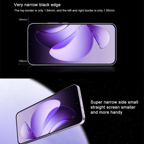 Téléphone OPPO Reno13 AI, 16 Go + 512 Go, écran empreinte digitale, 6,59 pouces ColorOS 15.0 Dimensity 8350 Octa Core, NFC, OTG, réseau : 5G (violet) SO663P1045-018