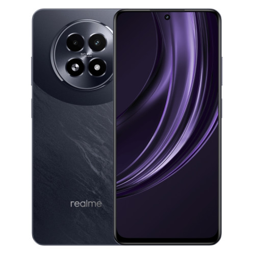 Realme 13, 12 Go + 512 Go, identification par empreinte digitale latérale, 6,72 pouces Realme UI 5.0 Dimensity 6300 5G Octa Core, réseau : 5G (noir) SR670B287-016