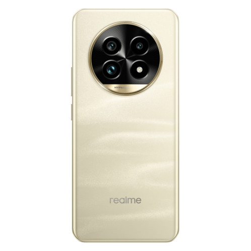 Realme 13 Pro+, 12 Go + 256 Go, identification par empreinte digitale sur l'écran, 6,7 pouces Realme UI 5.0 Snapdragon 7s Gen 2 Octa Core, NFC, réseau : 5G (or) SR673J325-021