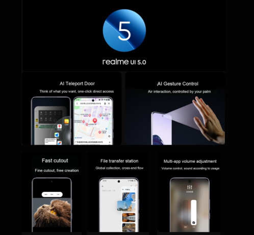 Realme 13 Pro Extreme Edition, 12 Go + 512 Go, identification par empreinte digitale sur l'écran, 6,7 pouces Realme UI 5.0 Snapdragon 7s Gen 2 Octa Core, NFC, réseau : 5G (vert émeraude) SR76EM1684-016