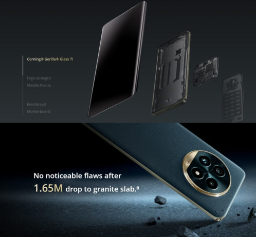 Realme 13 Pro Extreme Edition, 12 Go + 512 Go, identification par empreinte digitale sur l'écran, 6,7 pouces Realme UI 5.0 Snapdragon 7s Gen 2 Octa Core, NFC, réseau : 5G (violet) SR676P181-016