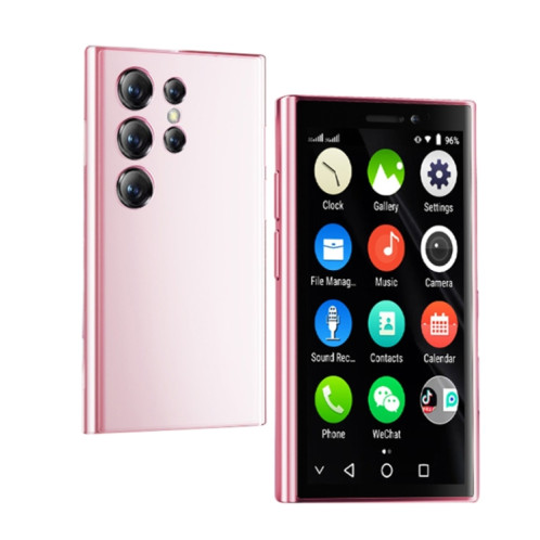 SOYES S24 Pro, 2 Go + 16 Go, 3,0 pouces Android 9.0 MTK6580 Quad Core, Bluetooth, WiFi, Réseau : 3G, Double SIM (Rose) SS697F1848-07