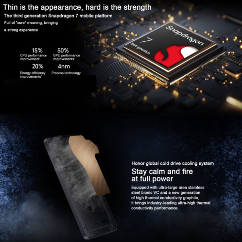 Honor 300, 16 Go + 512 Go, écran empreinte digitale, 6,7 pouces MagicOS 9.0 / Android 15 Snapdragon 7 Gen 3 Octa Core, réseau : 5G, NFC, OTG, ne prend pas en charge Google Play (violet) SH700P529-013