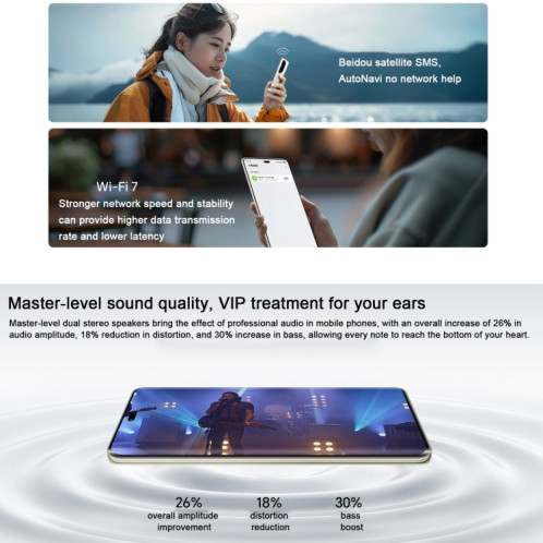 Honor 300 Ultra, 12 Go + 512 Go, écran empreinte digitale, 6,78 pouces MagicOS 9.0 / Android 15 Snapdragon 8 Gen 3 Octa Core, réseau : 5G, NFC, OTG, prise en charge de Google Play (noir) SH705B1236-019