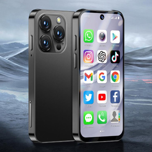 SOYES XS19 Pro, 3 Go + 32 Go, 3,8 pouces Android 12.0 MTK6762 Quad Core, Réseau : 4G, Double SIM, GPS, OTG, Prise en charge de Google Play Store (Noir) SS734B25-012