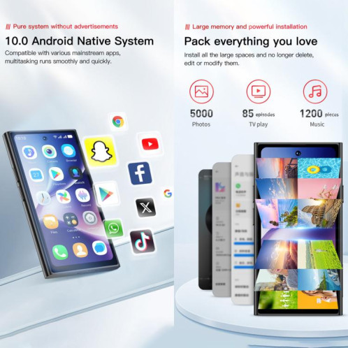 SOYES ONEMYTH S25 Pro, 2 Go + 16 Go, 4,0 pouces Android 10.0 MTK6580 Quad Core, Réseau : 3G, Double SIM (Rose) SS753F585-015