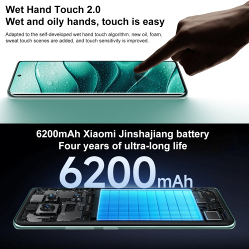 Xiaomi Redmi Note 14 Pro+, 16 Go + 512 Go, 6,67 pouces Xiaomi HyperOS Snapdragon 7s Gen 3 Octa Core, NFC, Réseau : 5G (Noir) SX787B738-013