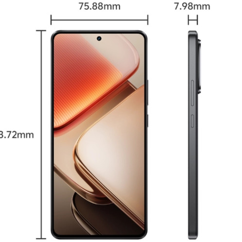 vivo iQOO Z9 Turbo+, 16 Go + 256 Go, 6,78 pouces Android 14.0 OriginOS 4 Dimensity 9300+ Octa Core 3,4 GHz, OTG, NFC, Réseau : 5G, Prise en charge de Google Play (Noir) SV790B119-022
