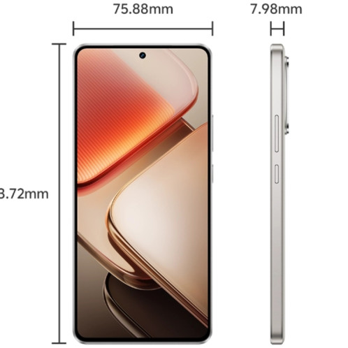 vivo iQOO Z9 Turbo+, 16 Go + 256 Go, 6,78 pouces Android 14.0 OriginOS 4 Dimensity 9300+ Octa Core 3,4 GHz, OTG, NFC, Réseau : 5G, Prise en charge de Google Play (couleur titane) SV90TC1259-022
