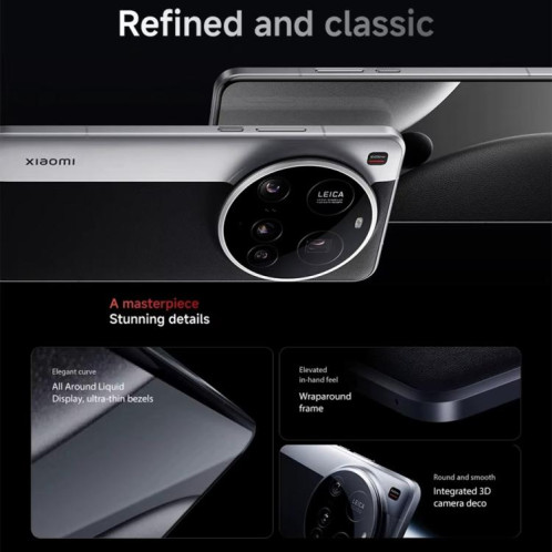  Xiaomi 15 Ultra Global, 16 Go + 1 To, lecteur d'empreintes digitales ultrasonique 3D, appareil photo 200 Mpx, écran 6,73 pouces, processeur Snapdragon 8 Elite Octa Core 3 nm, NFC, réseau 5G (argent) SX796S273-021