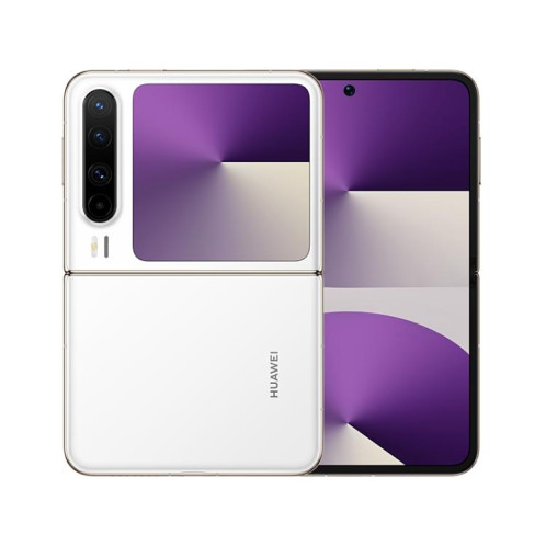 HUAWEI Pura X, 12 Go + 256 Go, reconnaissance d'empreintes digitales latérale, 6,3 pouces + 3,5 pouces, HarmonyOS 5.0.1 Octa Core, NFC, OTG, non compatible avec Google Play (blanc) SH797W484-017