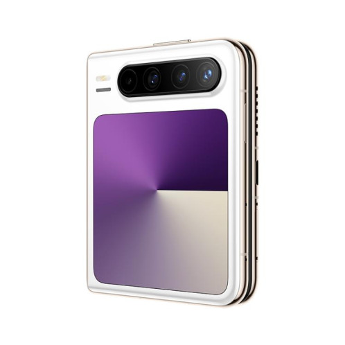 HUAWEI Pura X, 12 Go + 256 Go, reconnaissance d'empreintes digitales latérale, 6,3 pouces + 3,5 pouces, HarmonyOS 5.0.1 Octa Core, NFC, OTG, non compatible avec Google Play (blanc) SH797W484-017