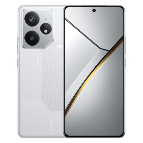 Realme Neo7, 12 Go + 256 Go, 6,78 pouces Android 15 / Realme UI 6.0 MediaTek Dimensity 9300+ Octa Core, NFC, Réseau : 5G, Prise en charge de Google Play (Blanc) SR815W738-023