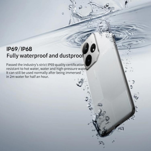 Realme Neo7, 12 Go + 256 Go, 6,78 pouces Android 15 / Realme UI 6.0 MediaTek Dimensity 9300+ Octa Core, NFC, Réseau : 5G, Prise en charge de Google Play (Blanc) SR815W738-023