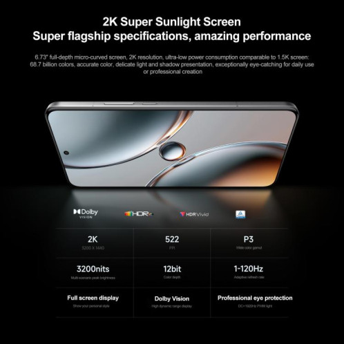 Xiaomi 15 Ultra, 16 Go + 512 Go, empreinte digitale ultrasonique 3D, appareil photo 200 MP, 6,73 pouces Xiaomi HyperOS 2 Snapdragon 8 Elite Octa Core 3 nm, NFC, réseau : 5G (noir argent) SX34BS1100-024