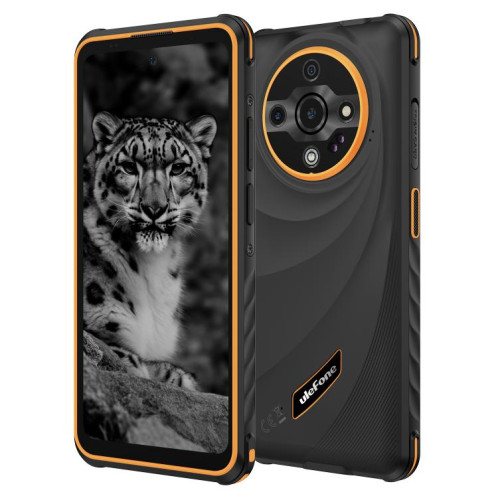  Ulefone Armor X31, 6 Go + 128 Go, vision nocturne, téléphone robuste IP68/IP69K, 6,56 pouces Android 14 MediaTek Helio G91 Octa Core, réseau : 4G, NFC, OTG (Orange) SU840E1296-021