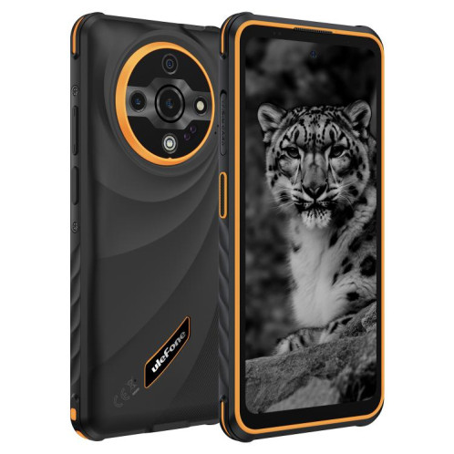  Ulefone Armor X31, 6 Go + 128 Go, vision nocturne, téléphone robuste IP68/IP69K, 6,56 pouces Android 14 MediaTek Helio G91 Octa Core, réseau : 4G, NFC, OTG (Orange) SU840E1296-021