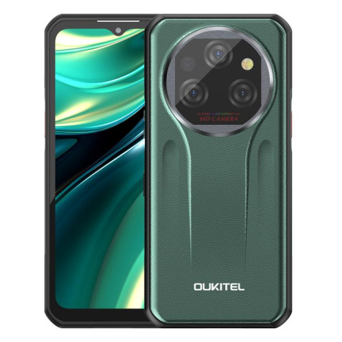  Téléphone robuste Oukitel WP39 Pro 5G, 12 Go + 512 Go, vision nocturne, reconnaissance d'empreintes digitales, écran 6,6 pouces, Android 14, MediaTek Dimensity 6300 Octa Core, NFC, OTG, réseau 5G SO867G1750-014