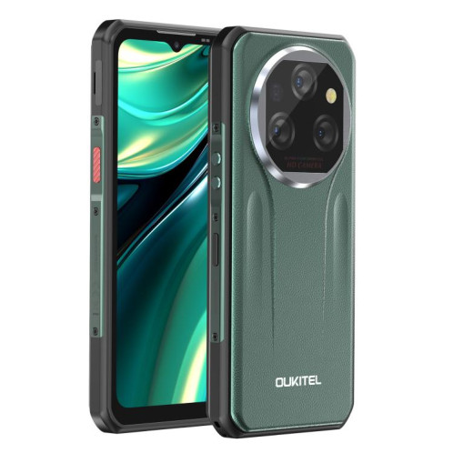  Téléphone robuste Oukitel WP39 Pro 5G, 12 Go + 512 Go, vision nocturne, reconnaissance d'empreintes digitales, écran 6,6 pouces, Android 14, MediaTek Dimensity 6300 Octa Core, NFC, OTG, réseau 5G SO867G1750-014
