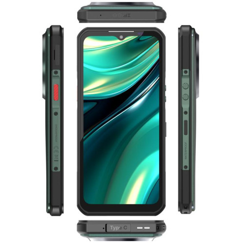  Téléphone robuste Oukitel WP39 Pro 5G, 12 Go + 512 Go, vision nocturne, reconnaissance d'empreintes digitales, écran 6,6 pouces, Android 14, MediaTek Dimensity 6300 Octa Core, NFC, OTG, réseau 5G SO867G1750-014