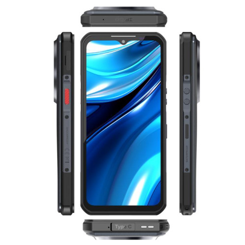  Téléphone robuste Oukitel WP39 Pro 5G, 12 Go + 512 Go, vision nocturne, reconnaissance d'empreintes digitales, écran 6,6 pouces, Android 14, MediaTek Dimensity 6300 Octa Core, NFC, OTG, réseau 5G SO867H473-014