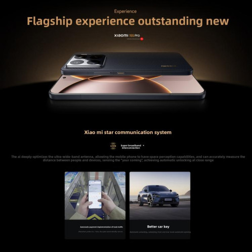 Xiaomi 15S Pro, 16 Go + 512 Go, lecteur d'empreintes digitales 3D, écran 6,73 pouces, Xiaomi HyperOS 2 Xring O1 3 nm Deca-Core, NFC, réseau 5G (bleu) SX871L462-022