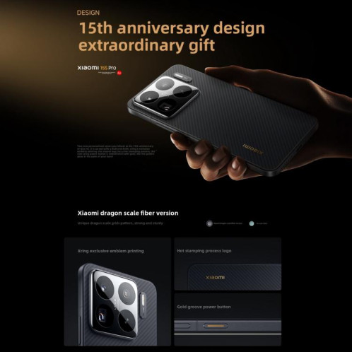 Xiaomi 15S Pro, 16 Go + 512 Go, lecteur d'empreintes digitales 3D, écran 6,73 pouces, Xiaomi HyperOS 2 Xring O1 3 nm Deca-Core, NFC, réseau 5G (bleu) SX871L462-022