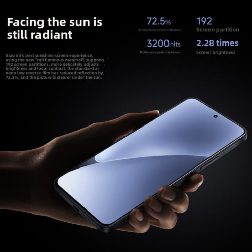 Xiaomi 15S Pro, 16 Go + 512 Go, lecteur d'empreintes digitales 3D, écran 6,73 pouces, Xiaomi HyperOS 2 Xring O1 3 nm Deca-Core, NFC, réseau 5G (bleu) SX871L462-022