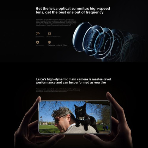 Xiaomi 15S Pro, 16 Go + 1 To, lecteur d'empreintes digitales 3D, écran 6,73 pouces, Xiaomi HyperOS 2 Xring O1 3 nm Deca-Core, NFC, réseau 5G (noir) SX872B1167-022
