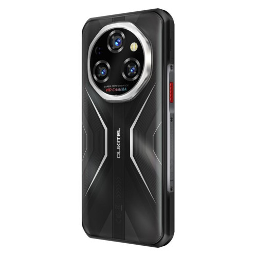 Téléphone robuste Oukitel WP55 Pro 5G, 16 Go + 512 Go, appareil photo 108 Mpx, reconnaissance d'empreintes digitales, écran 6,6 pouces, Android 15, MediaTek Dimensity 7025 Octa Core, NFC, OTG, réseau SO880B1625-015