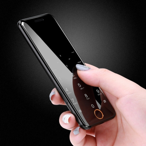 Ulcool V66+, 1,54 pouces, MTK6261D, prise en charge de la synchronisation Bluetooth, numérotation Bluetooth, FM, anti-perte, GSM, double SIM (noir) SH887B731-06