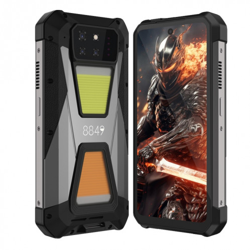  Téléphone robuste avec projecteur de vision nocturne Unihertz 8849 Tank 3S, 16 Go + 512 Go, 6,79 pouces Android 14 Dimensity 8200 Octa Core, réseau : 5G (noir) SU897B1385-07
