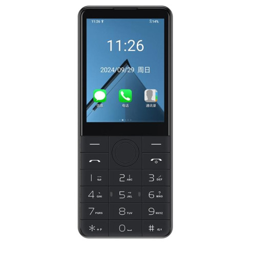Téléphone à clavier DOOV R17 / F22, 3 Go + 32 Go, 2,8 pouces, Android 13, Mediatek MT6762 Octa Core, réseau 4G (noir) SD928B1276-013