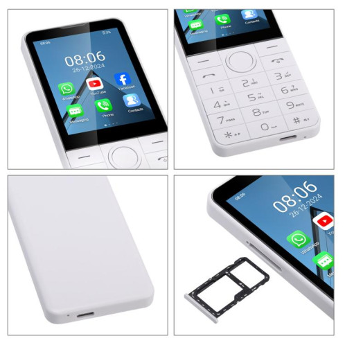 Téléphone à clavier DOOV R17 / F22, 3 Go + 32 Go, 2,8 pouces, Android 13, Mediatek MT6762 Octa Core, réseau 4G (noir) SD928B1276-013