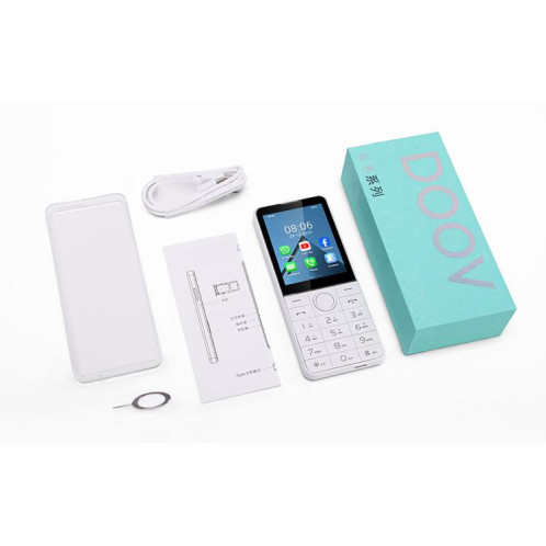 Téléphone à clavier DOOV R17 / F22, 3 Go + 32 Go, 2,8 pouces, Android 13, Mediatek MT6762 Octa Core, réseau 4G (noir) SD928B1276-013